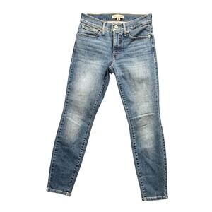 Lucky Brand Ava Mid Rise Skinny Jeans Women 4/27 Blue Denim Casual Slim Fit